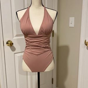 Cupshe bathing suit rose color size M New
